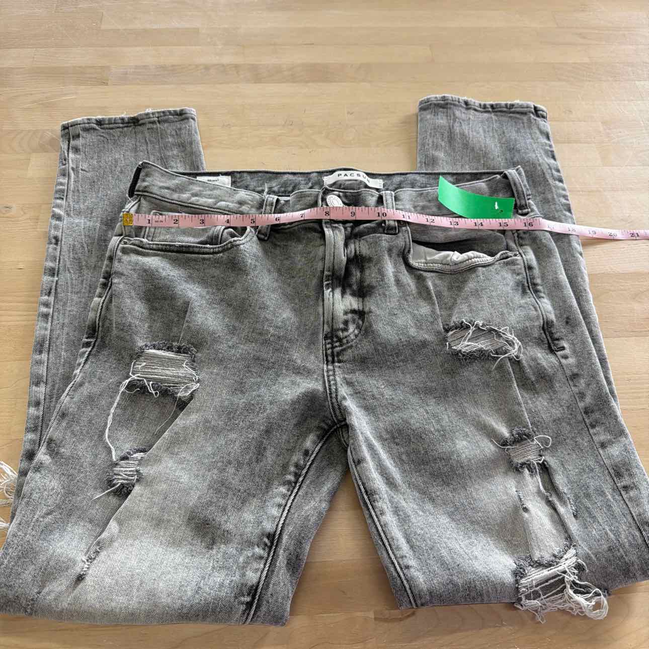 Pacsun Size 32x30  Gray MENS Distressed SkinnyJeans