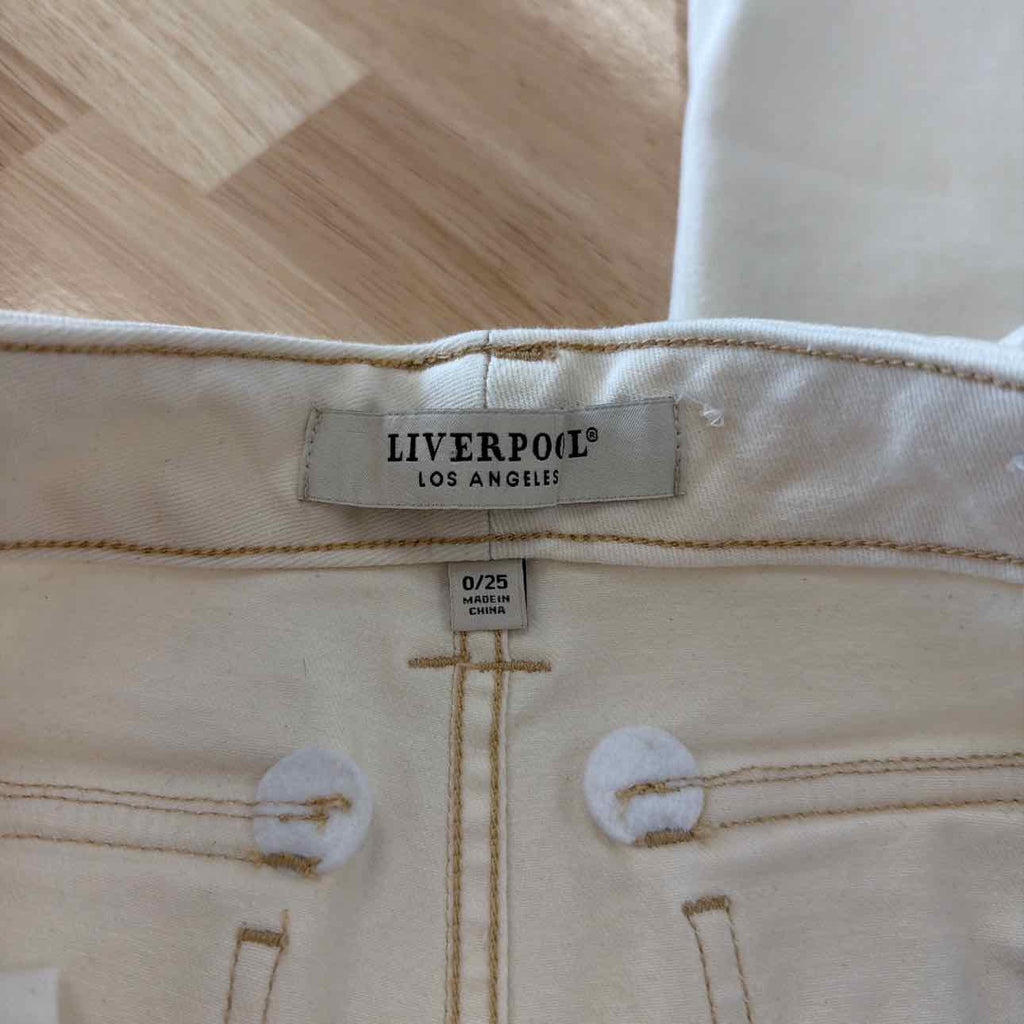 Liverpool Size 0 Cream Pants