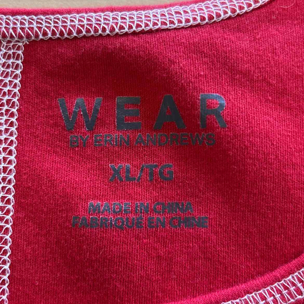 Wear Size XL Red Cotton Preloved Tank