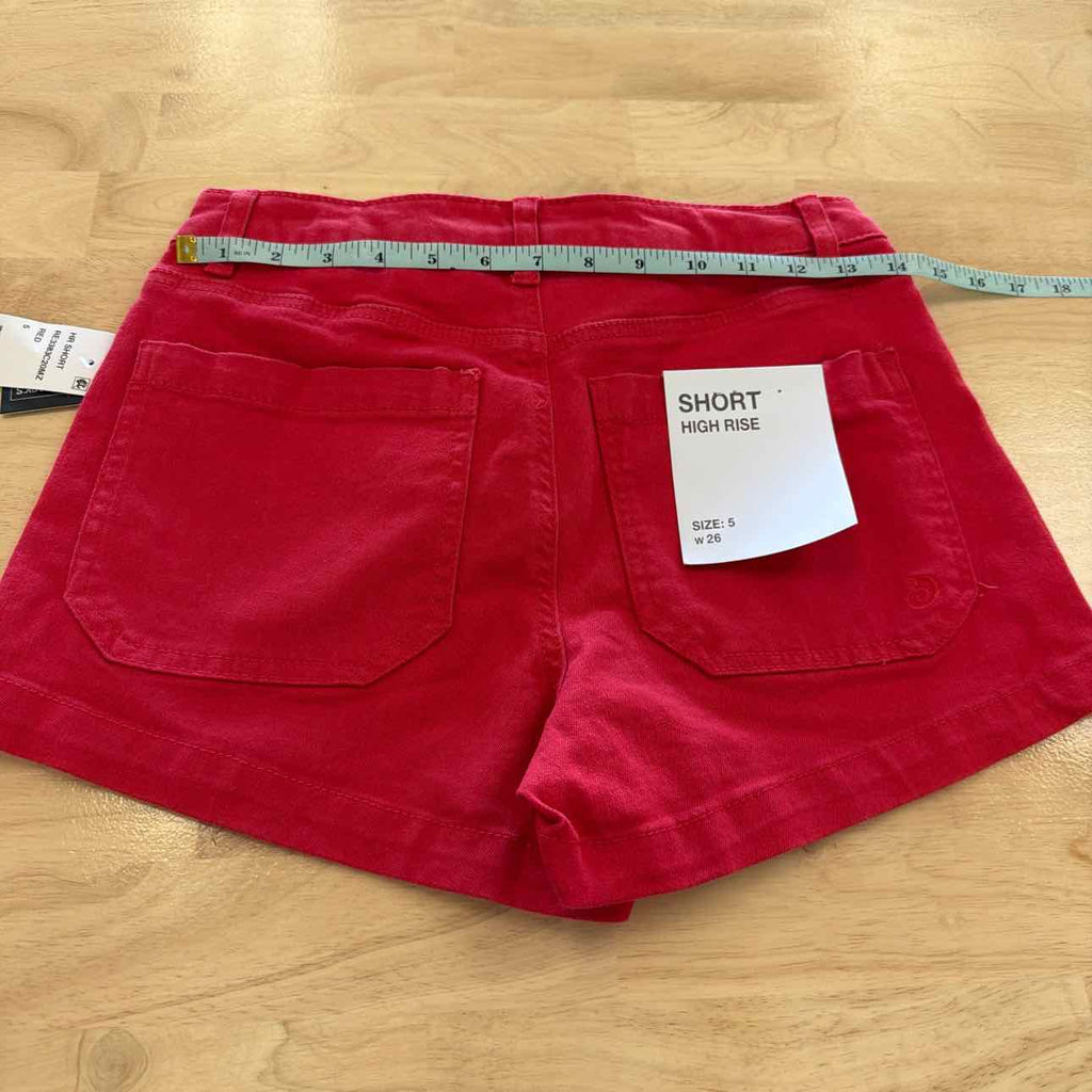Indigo Rain Women Size 5 Red New Shorts