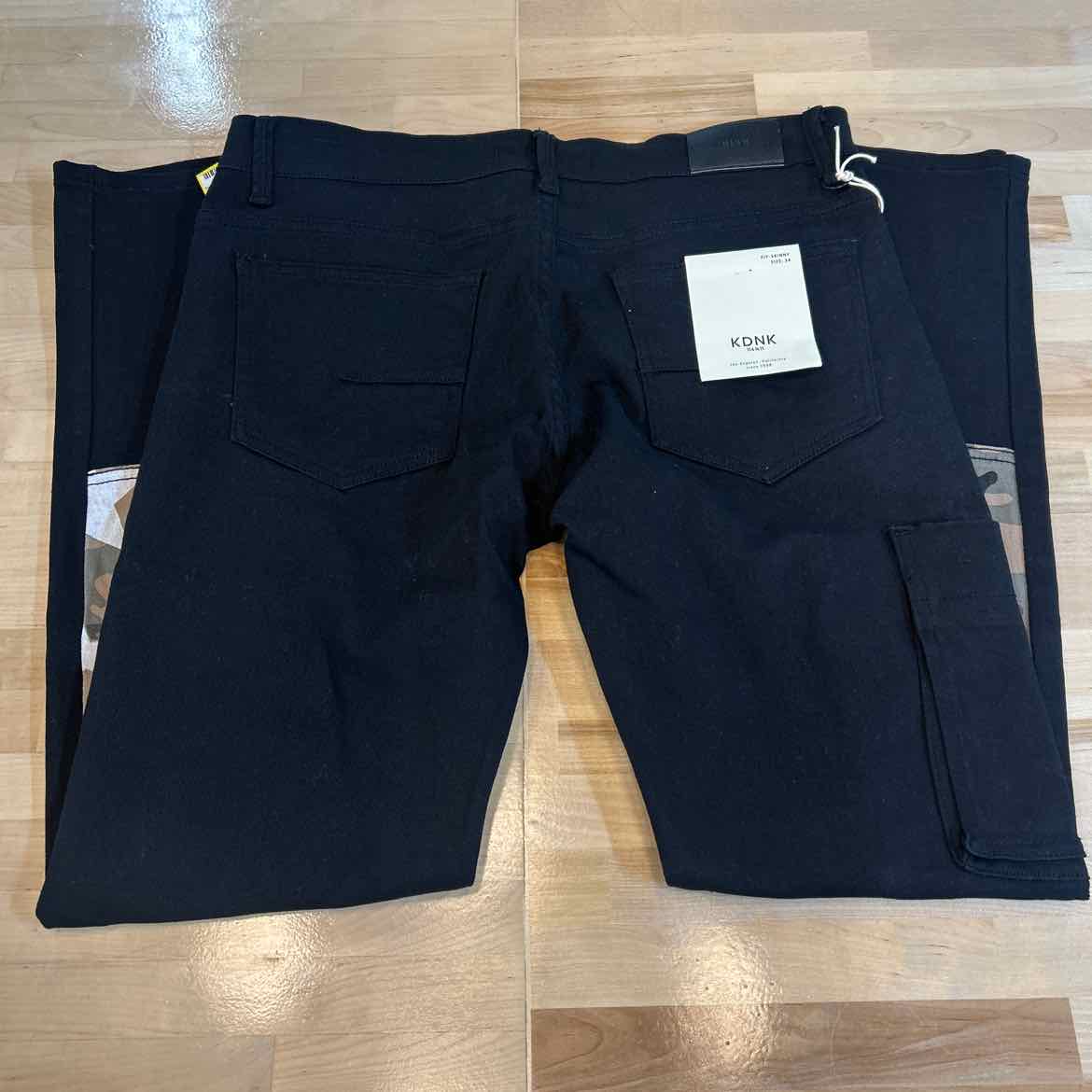 KDNK Size 34 Black MENS Jeans