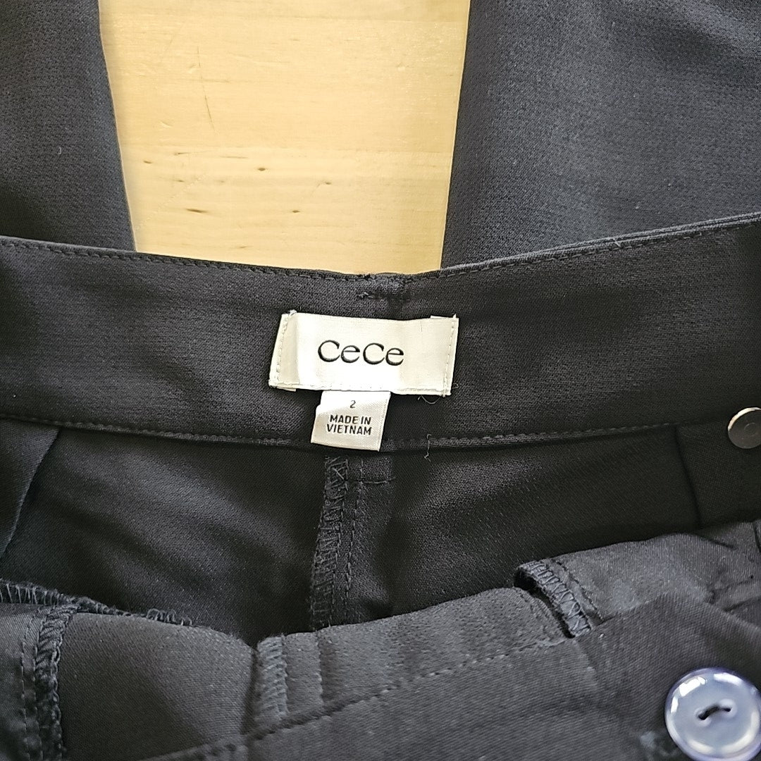 CeCe Cropped Straight Leg Pants
