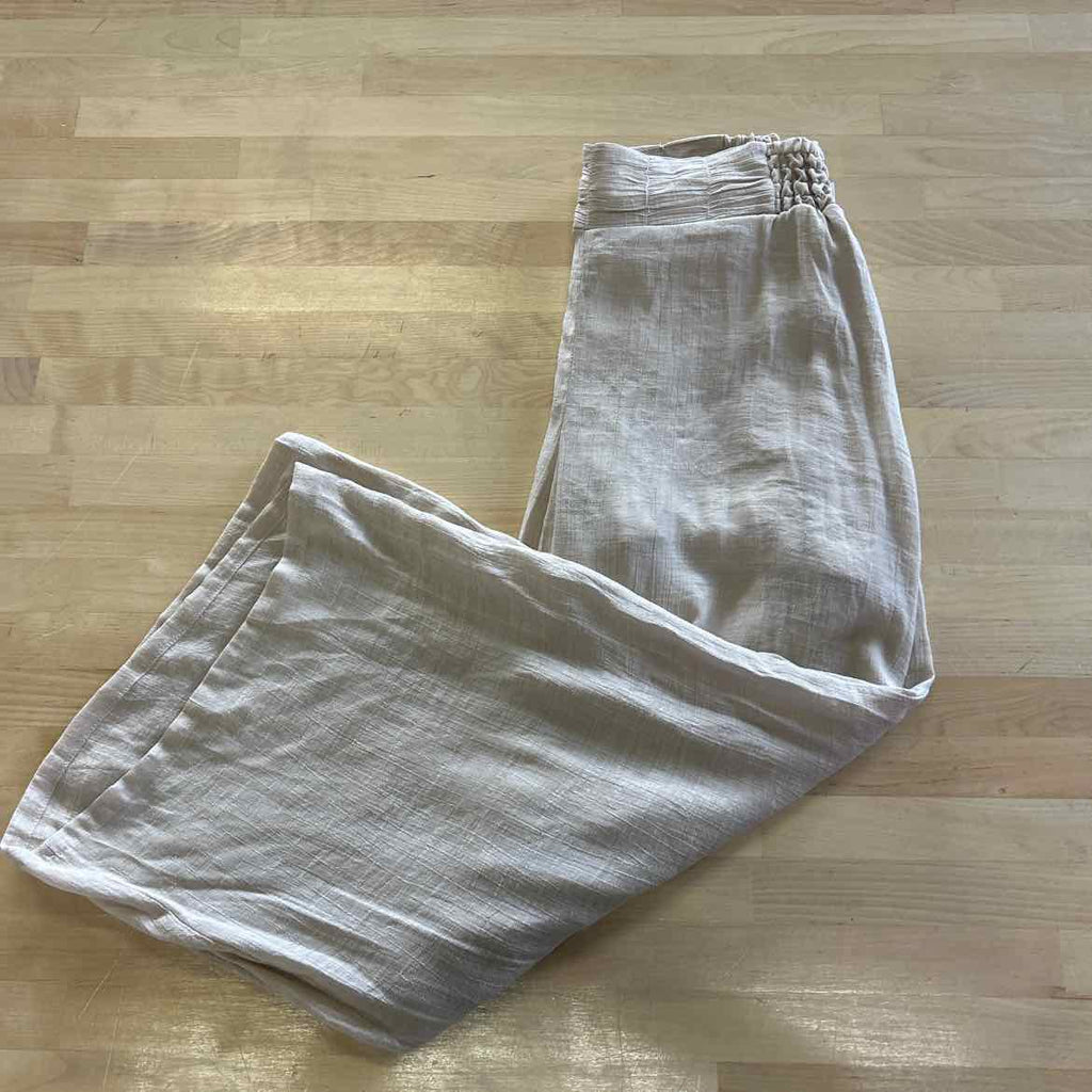 Juniors a. Byer Gauze Smock Waist Wide Leg Casual Pants