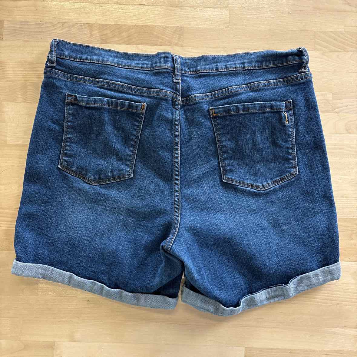 Vintage America Size 14 Blue Shorts