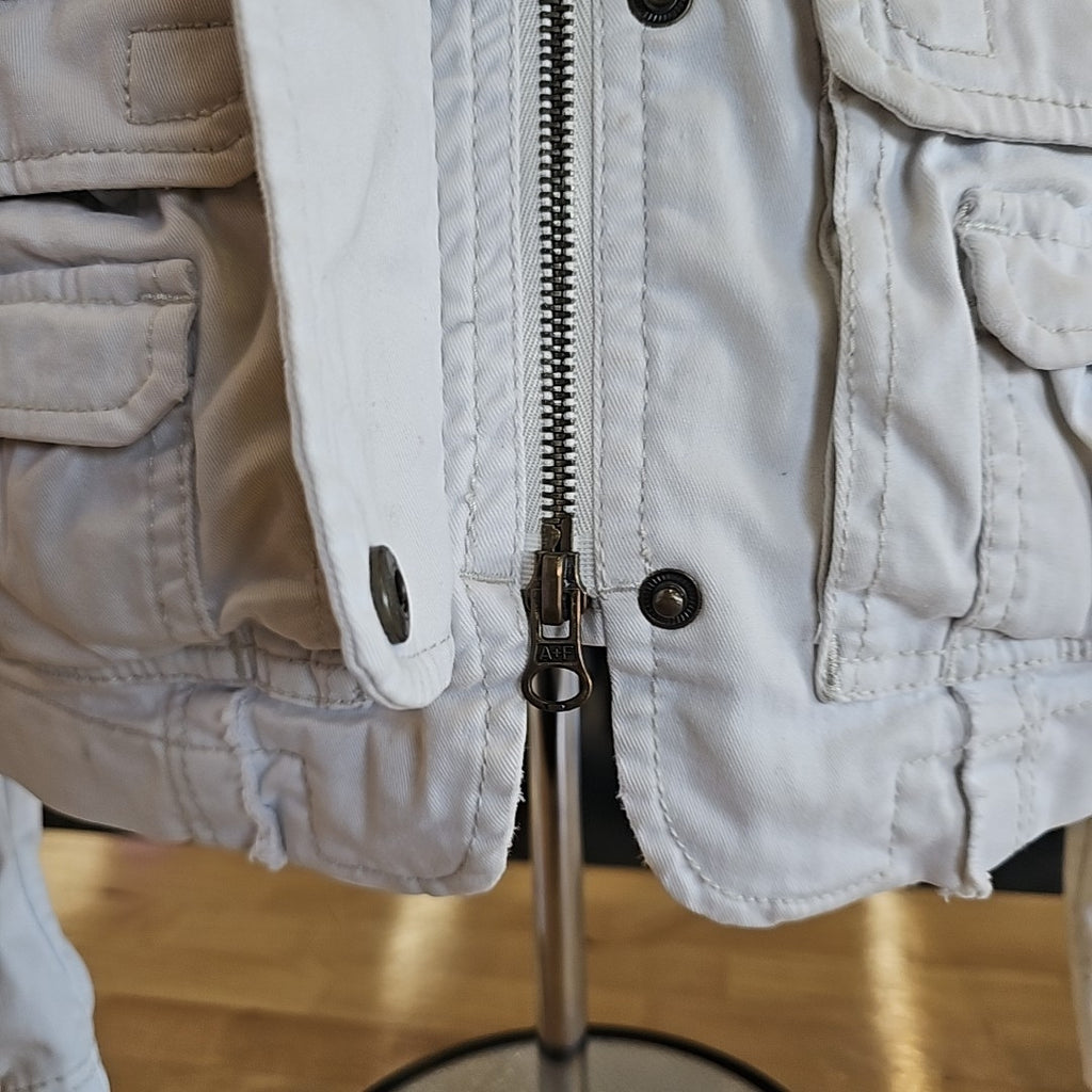 Abercrombie Size M White Jacket