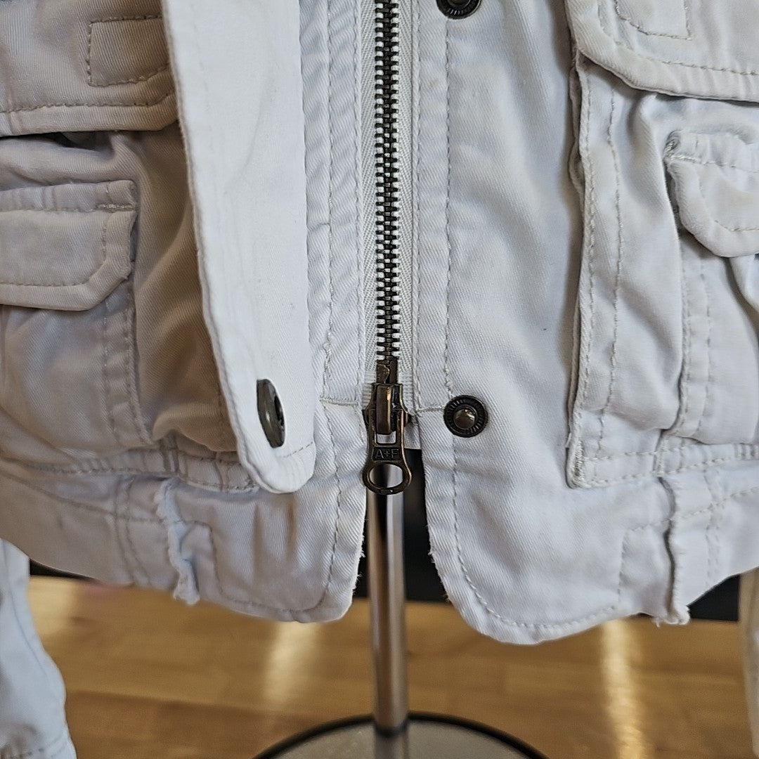 Abercrombie Size M White Jacket