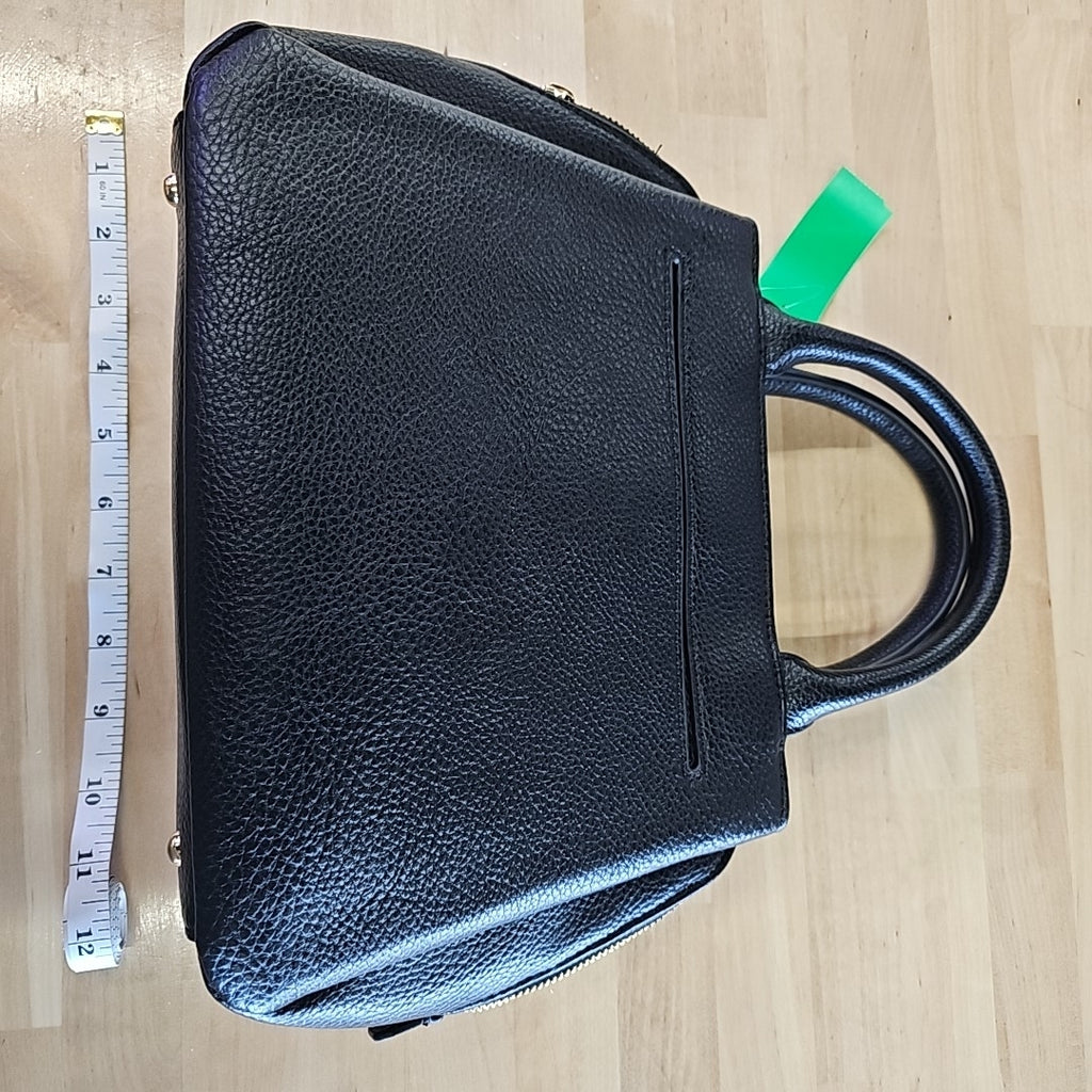 Giani Bernini Pebble Small Satchel Bag - Black