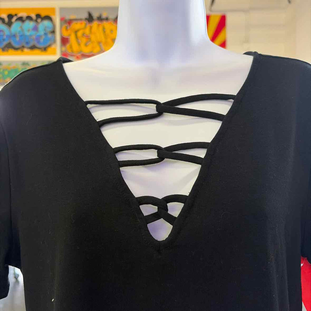 Torrid Size 1 Black New Blouse