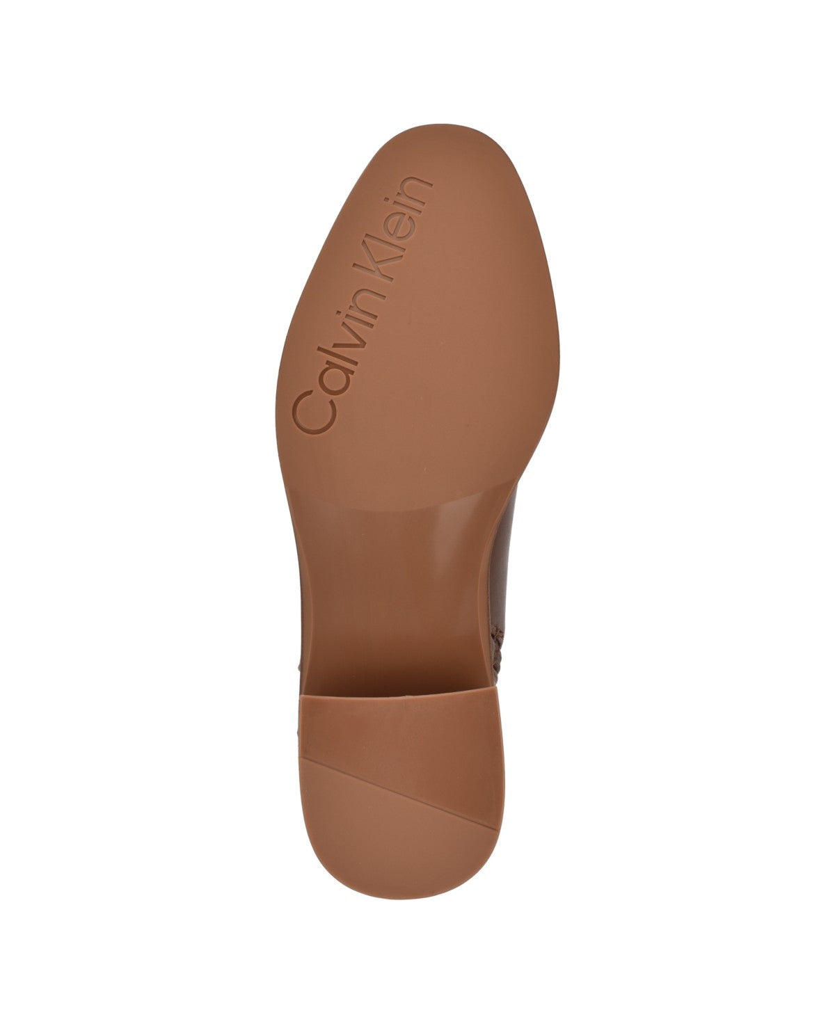 Calvin Klein Shoe Size 7.5 Brown Jasen Buckle Strap Block Heel Booties NWT