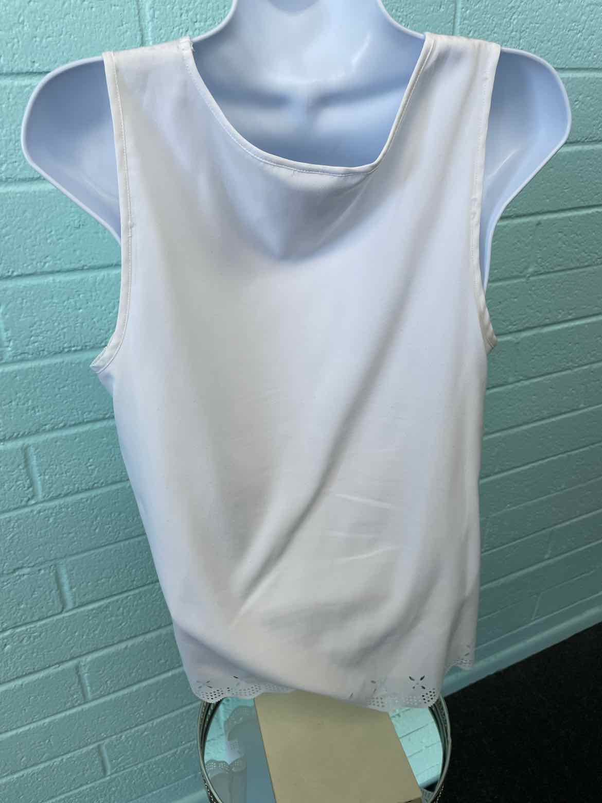 Christopher & Banks Size M White Sleeveless