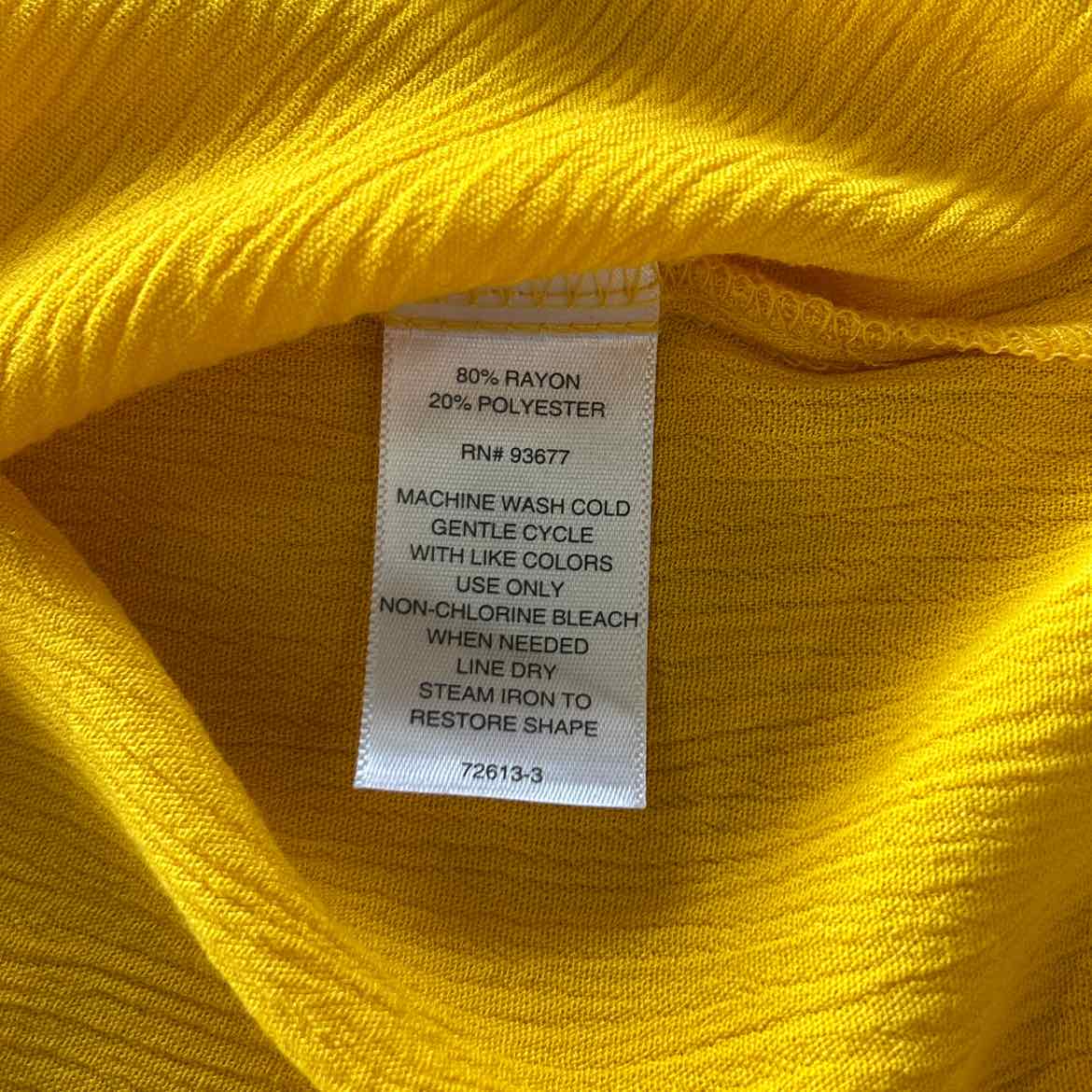 Liz Claiborne Size M Yellow Preloved Blouse SS