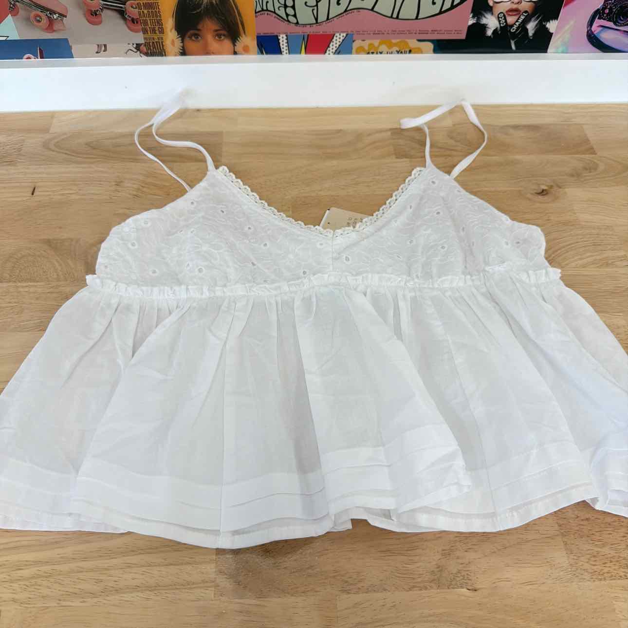 Self E Size XL Cotton Babydoll Tank