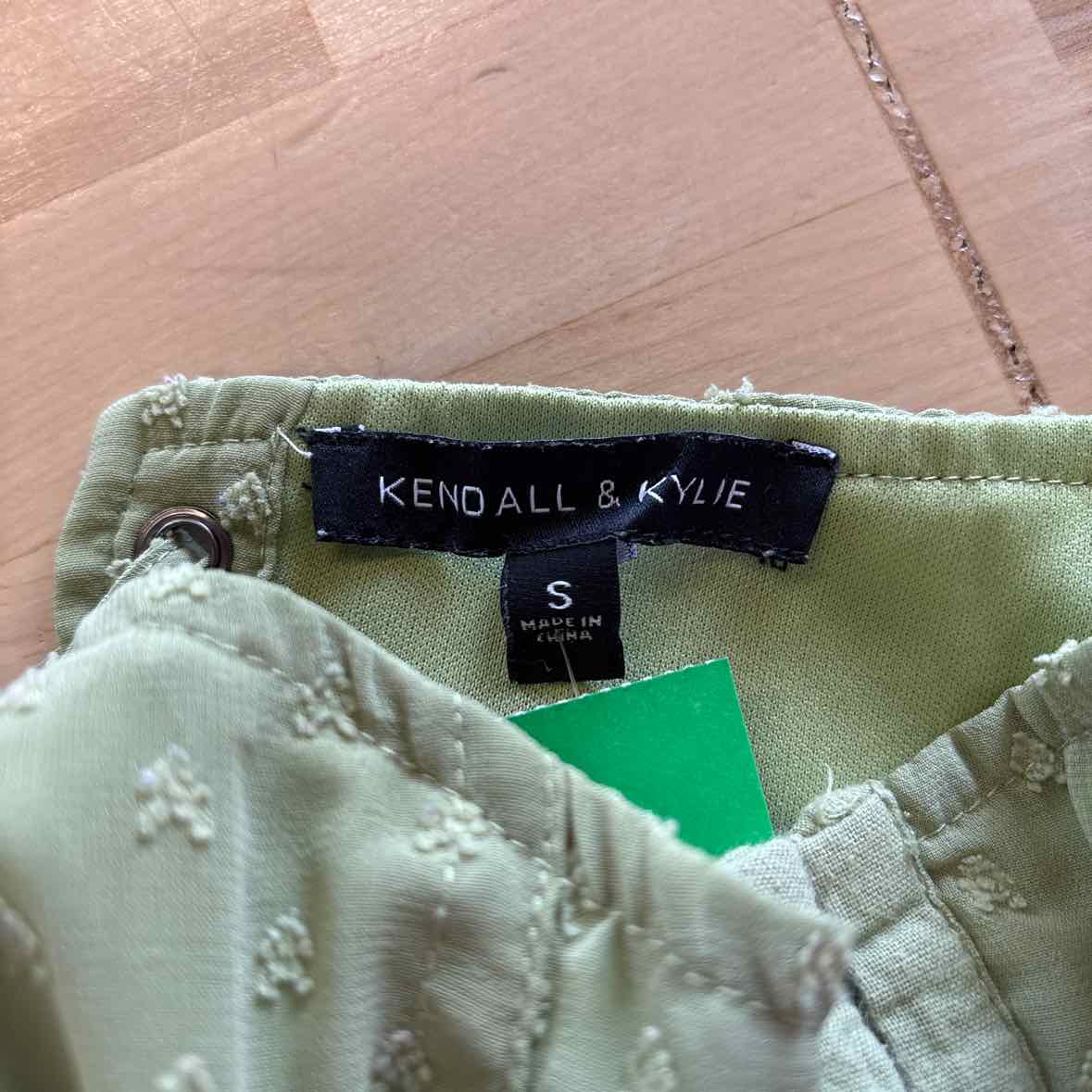 Kendall & Kylie Size S Green Preloved Corset