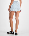 Indigo Rain Women Size 13  Blue New Shorts Distressed Drawstring Denim Shorts