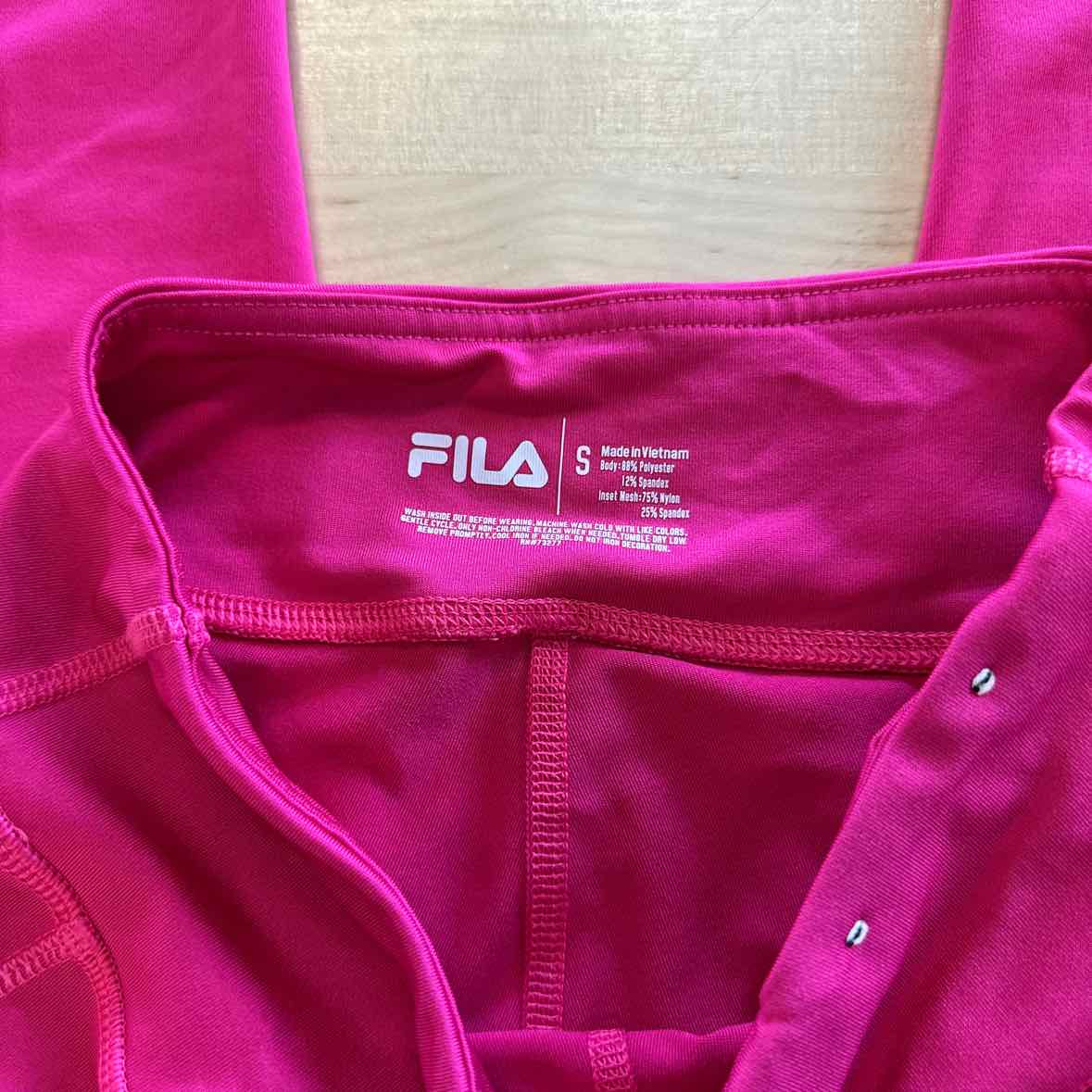 Fila Size S Pink Leggings