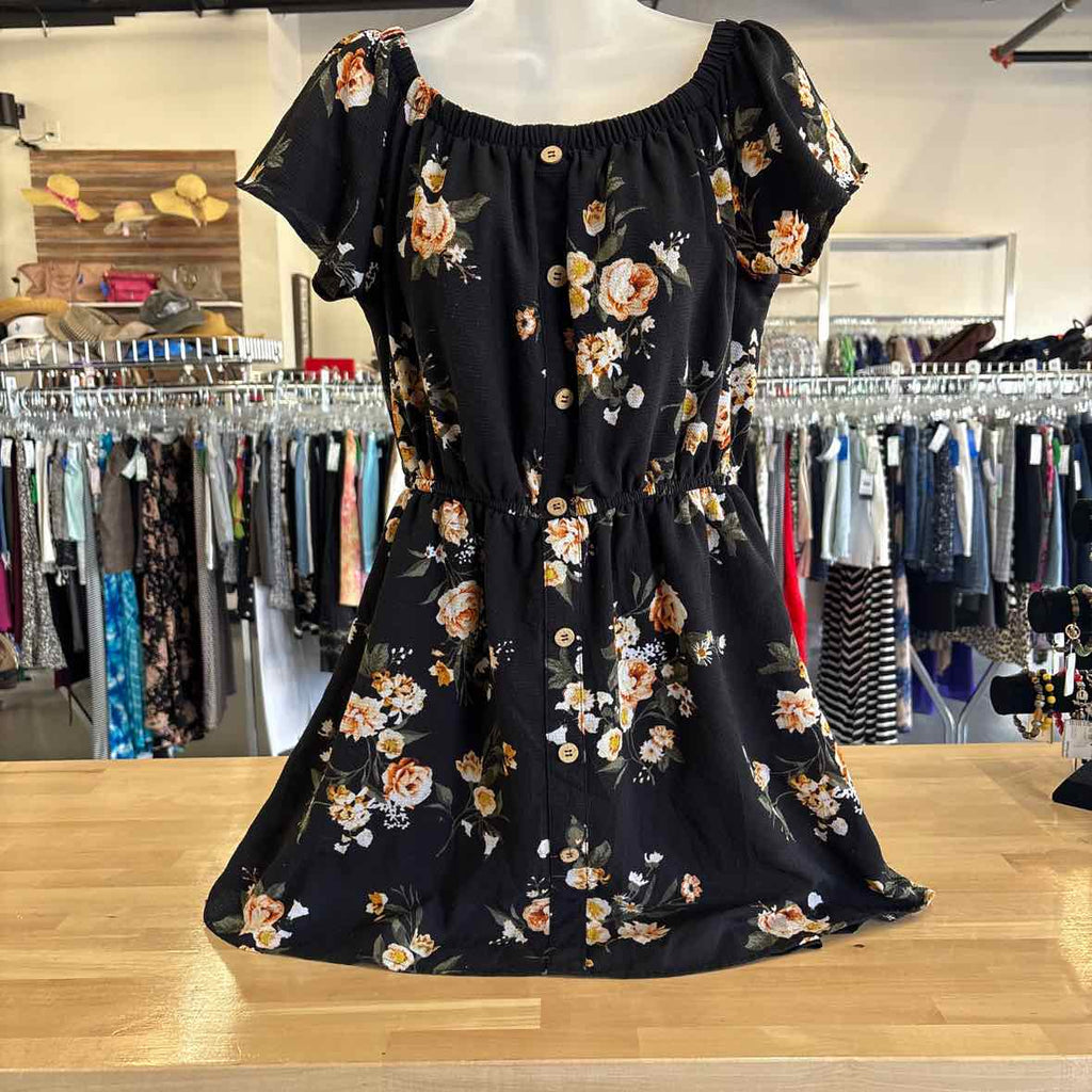 Justify Size M Black Dress