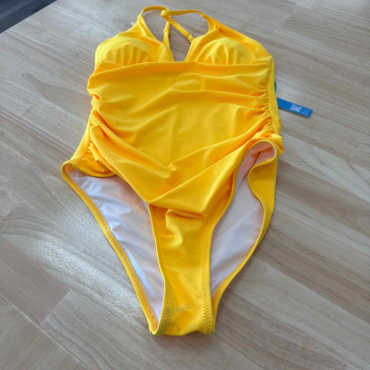 Cupshe Size M Yellow Swimsuit