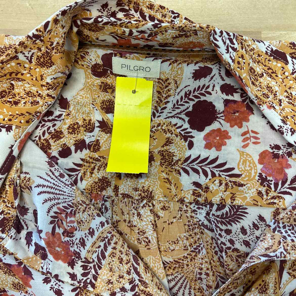 Pilcro Size XL Yellow Beige Preloved Button Down LS