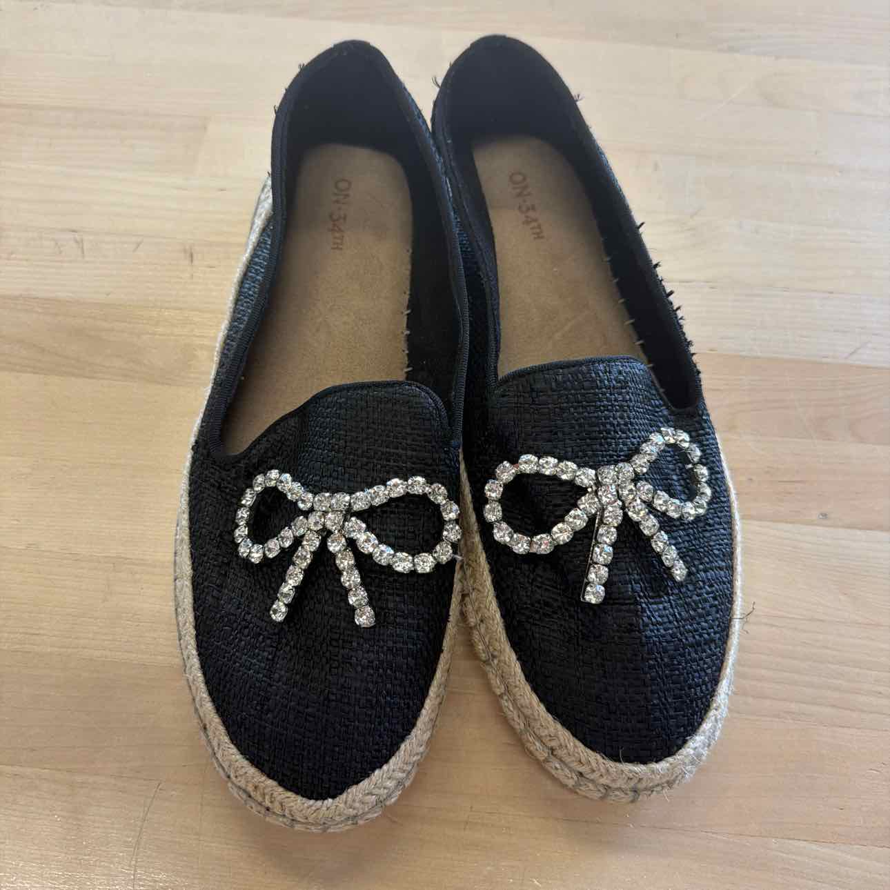 On 34th Women's Jaylaa Espadrille Flats, Exclusively at Macy's - Black