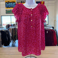 Loft Size S Pink/Red Preloved Blouse