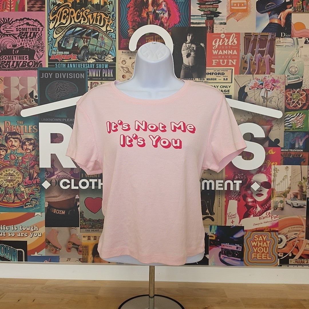 Self E Size L It's Not Me It's You Graphic Cotton T-Shir