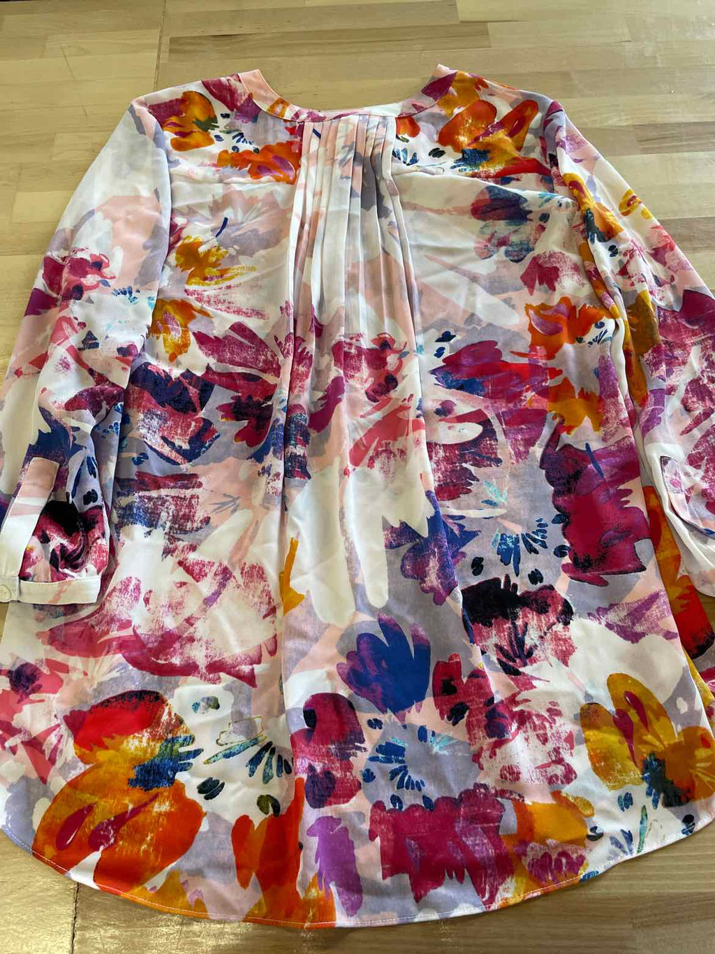 Ndulge Size M Pink Blouse