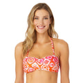 Anne Cole Size XL Tie Dye Foulard Twist Bandeau Bikini Top