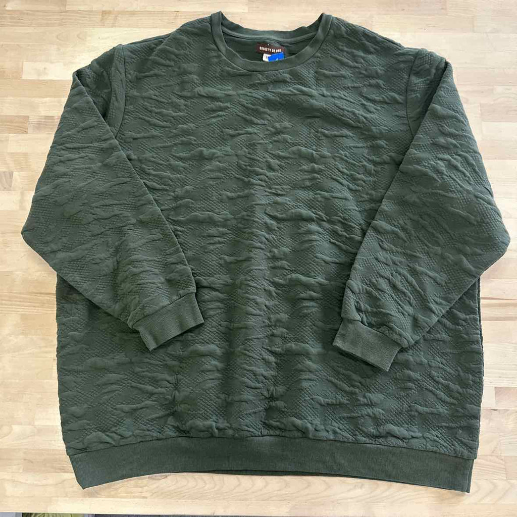 Society of One Size 3XLT Green Sweater