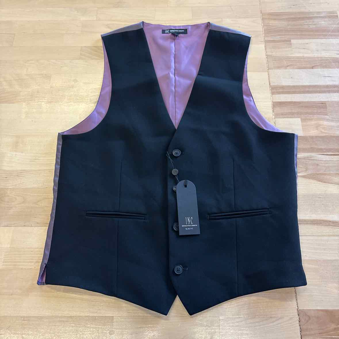 INC Size S Black New MENS Vest