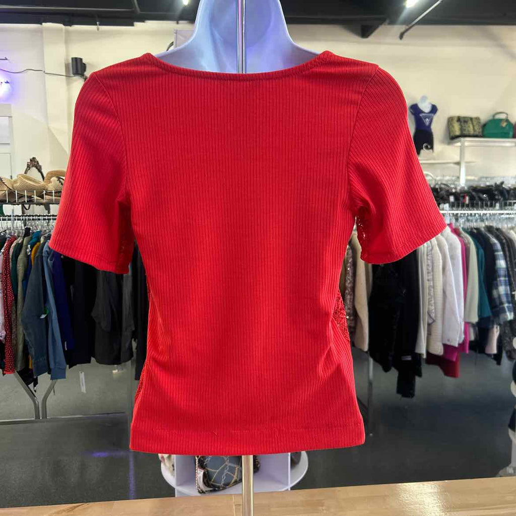 Clockhouse Size S Orange Preloved Blouse SS