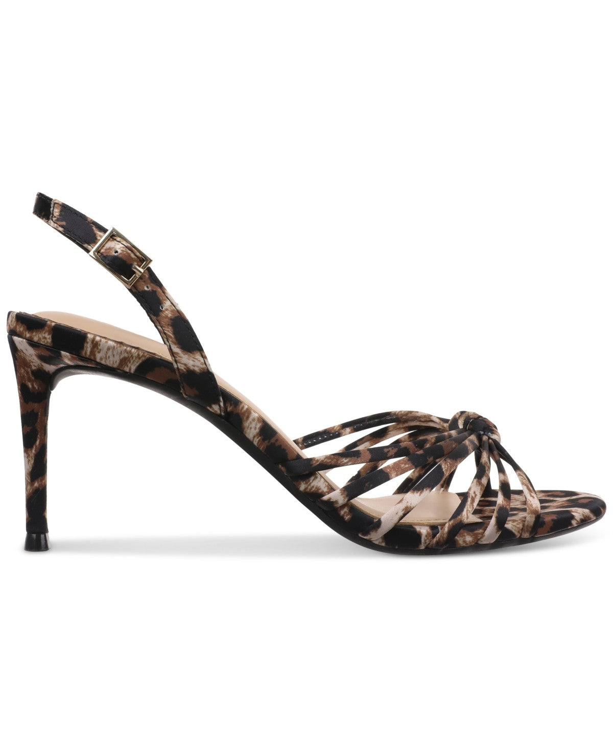 On 34th Size 7 Black Brown Lauuritaa Dress Sandals - Leopard