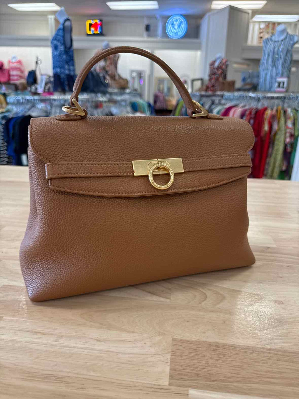 Parisa Wang Brown Leather Purse