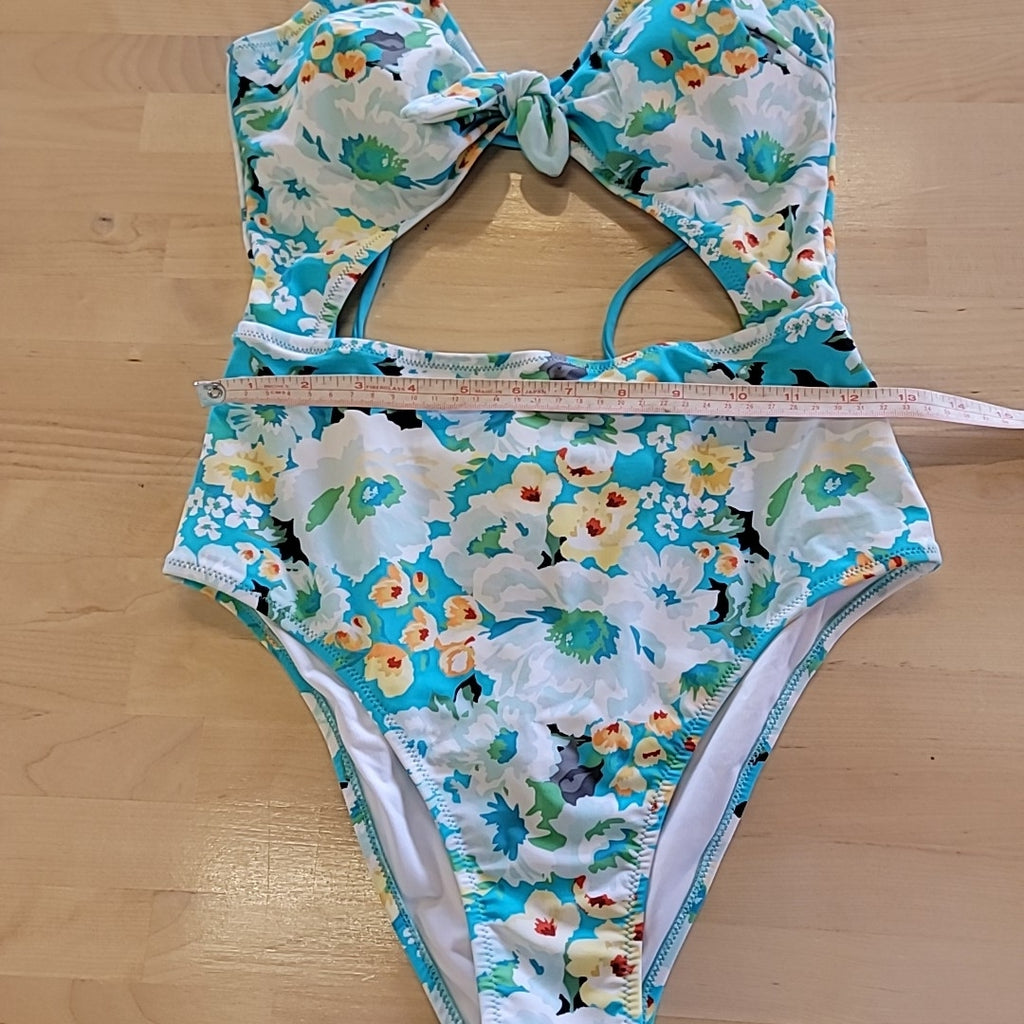Cupshe Size M Blue Swimsuit