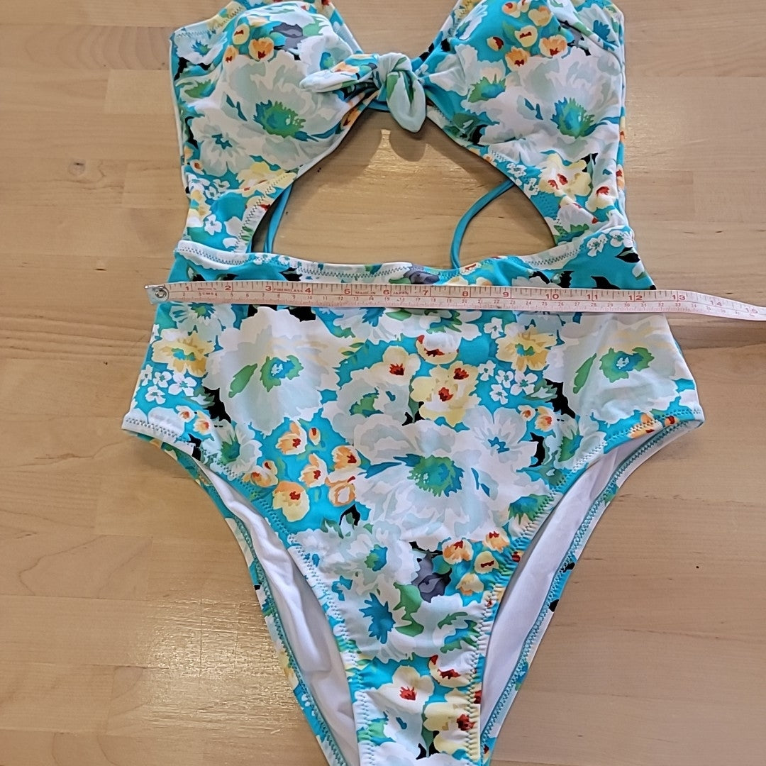 Cupshe Size M Blue Swimsuit