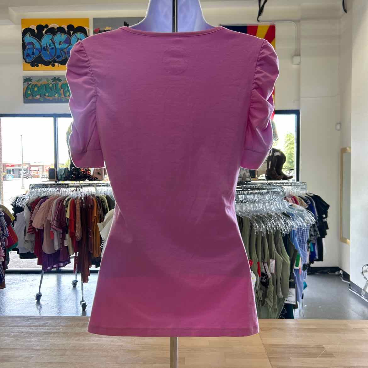 INC Size S Pink Preloved Blouse SS