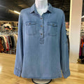 Camellia Size S Blue Preloved Longsleeve