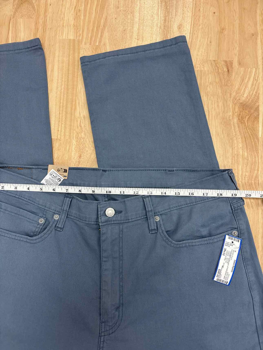Levi's Size 38x32 Men's 514 Straight-Fit Soft Twill Jeans
