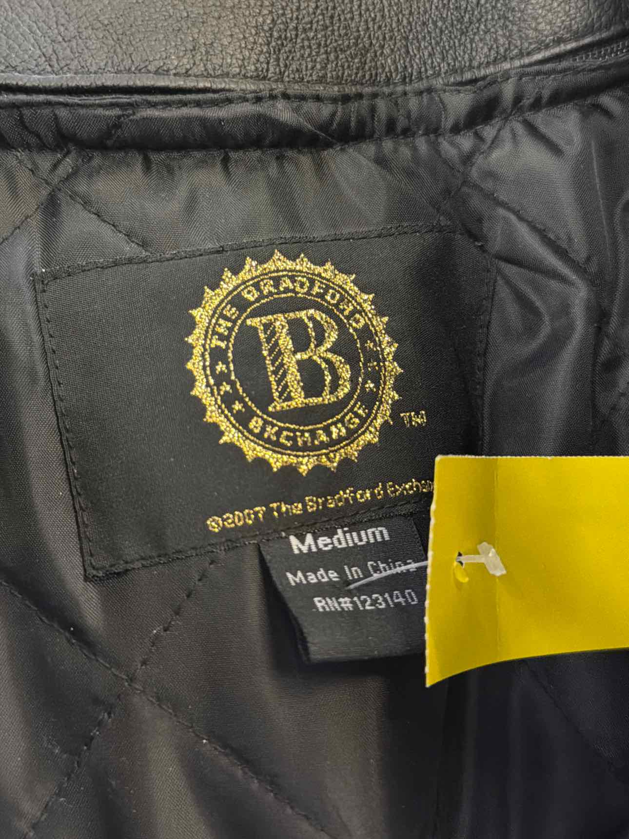 The Bradford Exchange Size M Black Leather Jacket