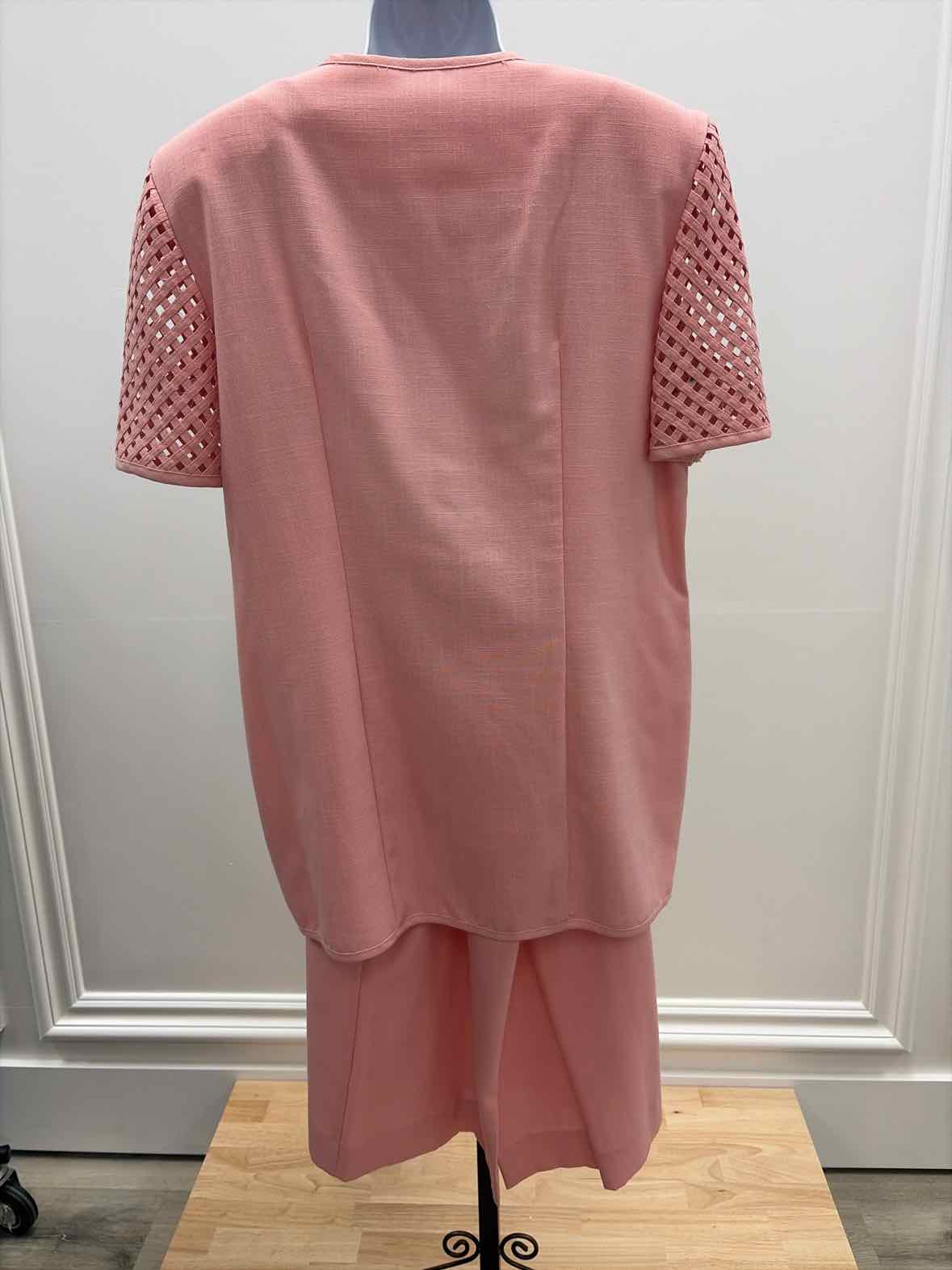 Caron Size 14 Pink Vintage Dress