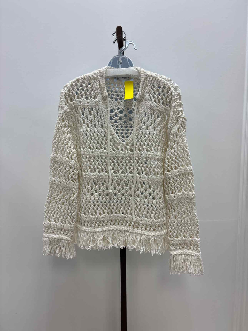 zara Size S White Knit Preloved Sweater