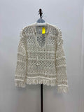 zara Size S White Knit Preloved Sweater