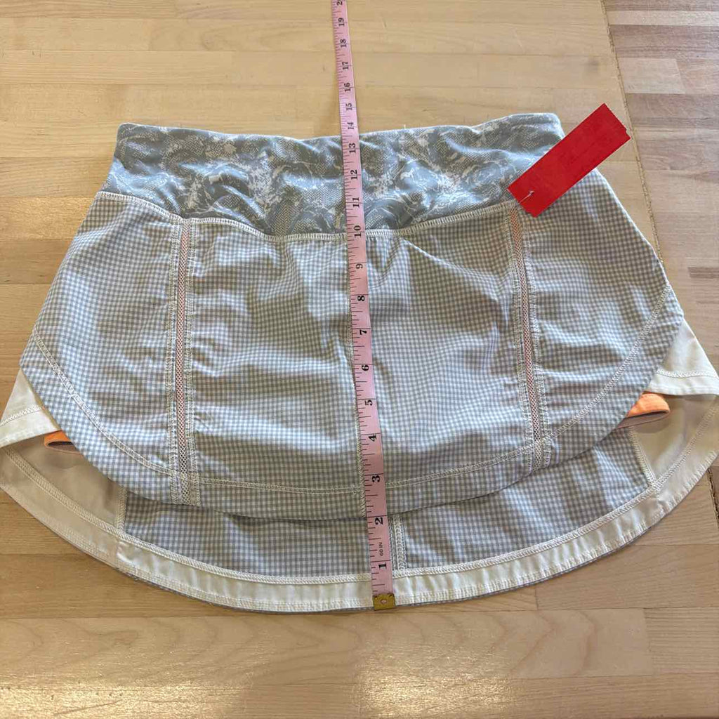 LuluLemon Size 4 Gray Preloved Athletic Skort