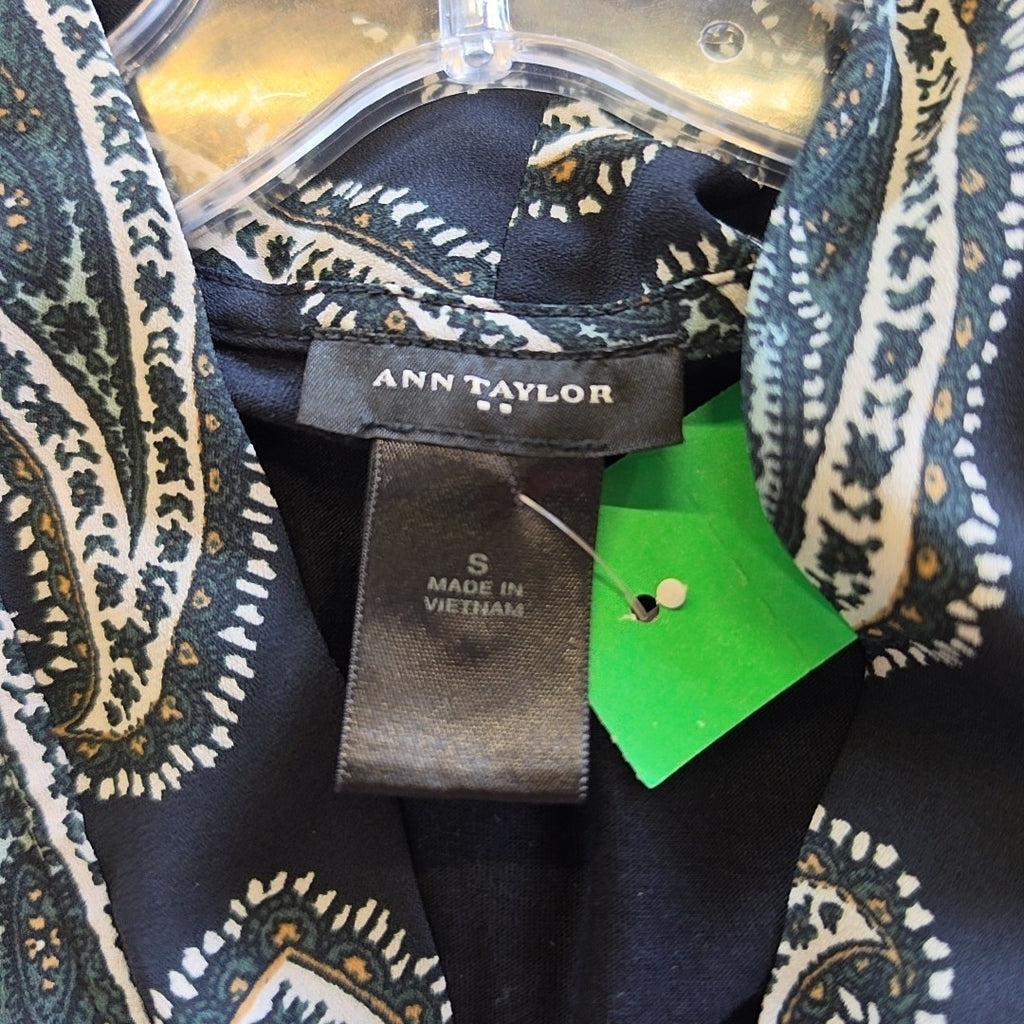 Ann Taylor Size S Blue Preloved Sleeveless