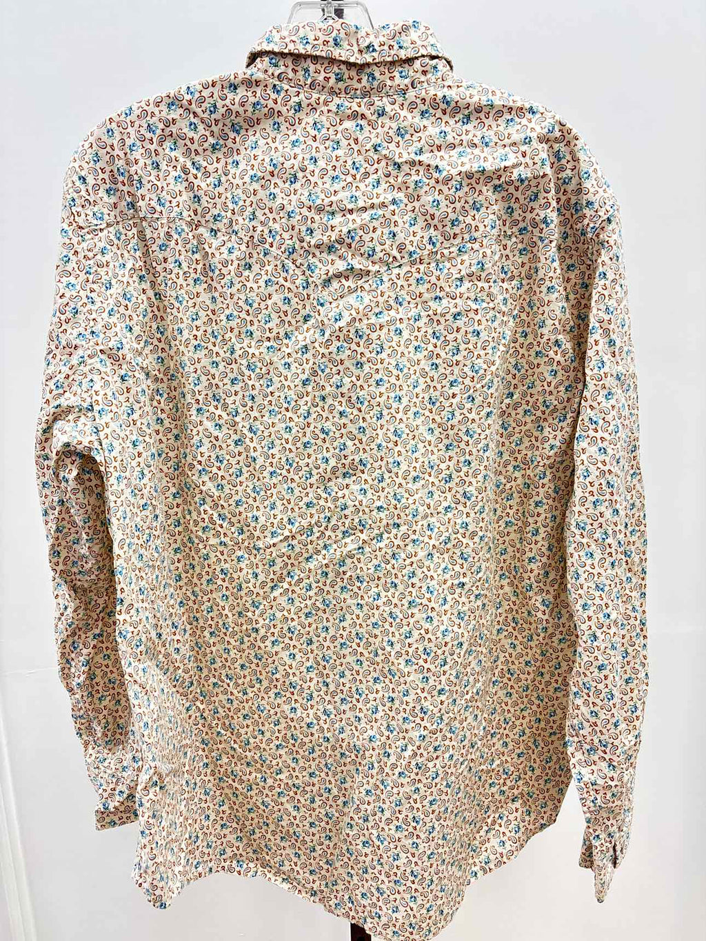 Levi's Size XL Men's Classic Western Shirt Carsen Ditsy Oatmeal