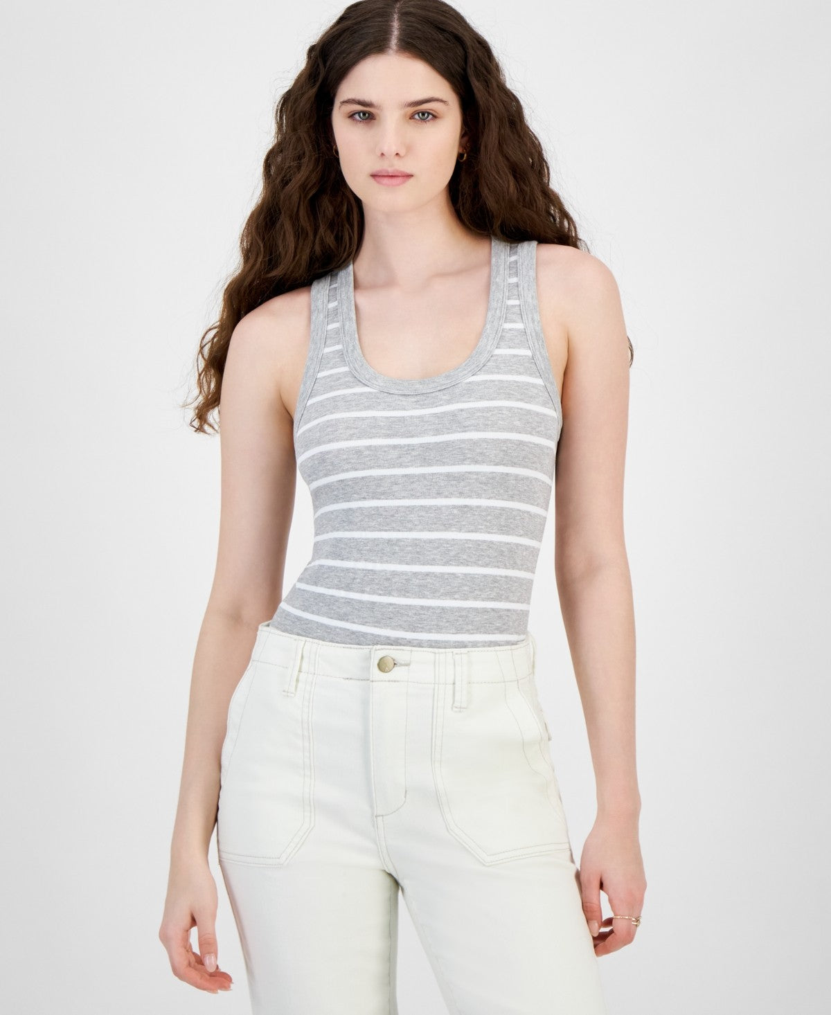 ultra flirt Size M Gray Bodysuit