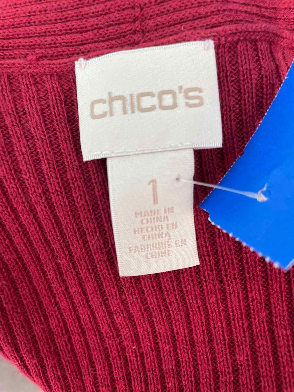 Chico's Size 1 Red Duster