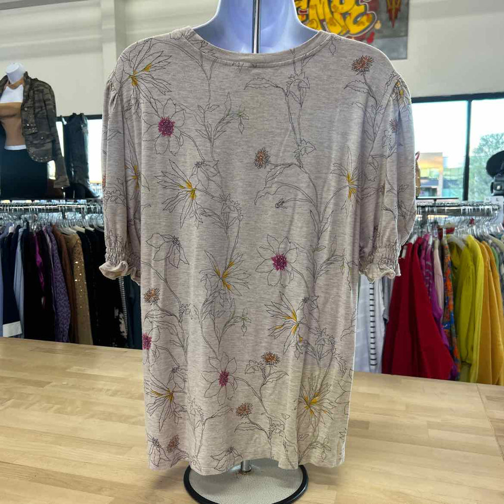 Daniel Rainn Size XL Tan Blouse