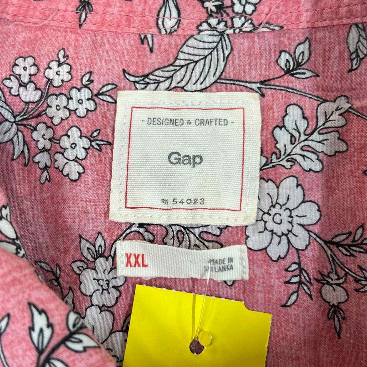 Gap Size XXL Pink Preloved Button Down LS