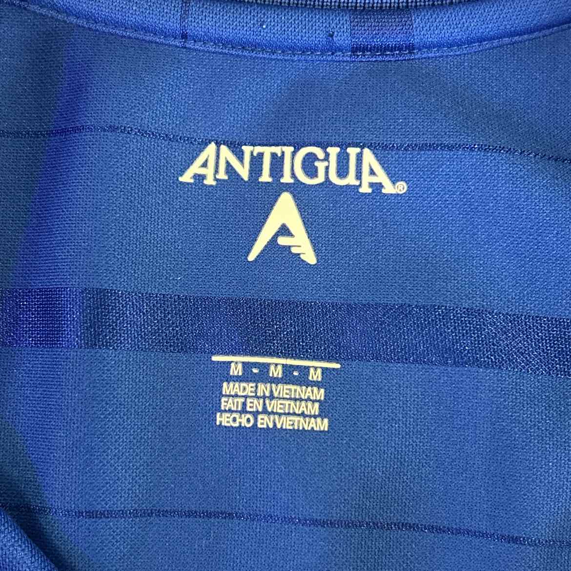 Antigua Size M Blue Preloved MENS Polo