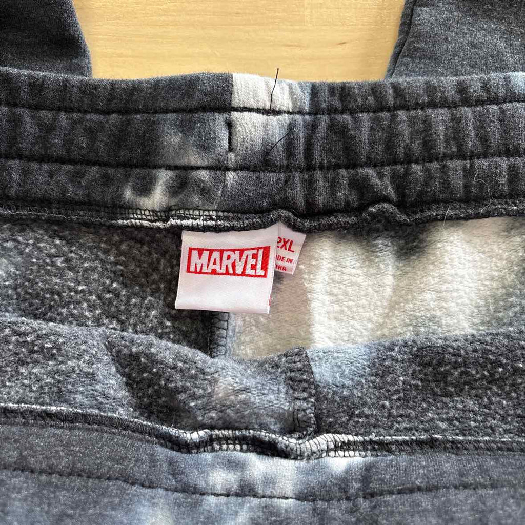 Marvel Size 2XL Gray Sweatpants